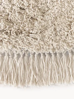 Redonda|Alfombras Rectangulares></noscript>Westwing Collection Alfombra redonda de pelo largo con flecos Dreamy