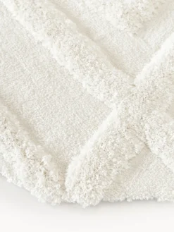 Alfombra redonda de pelo largo texturizada Magda Redonda|Alfombras Rectangulares