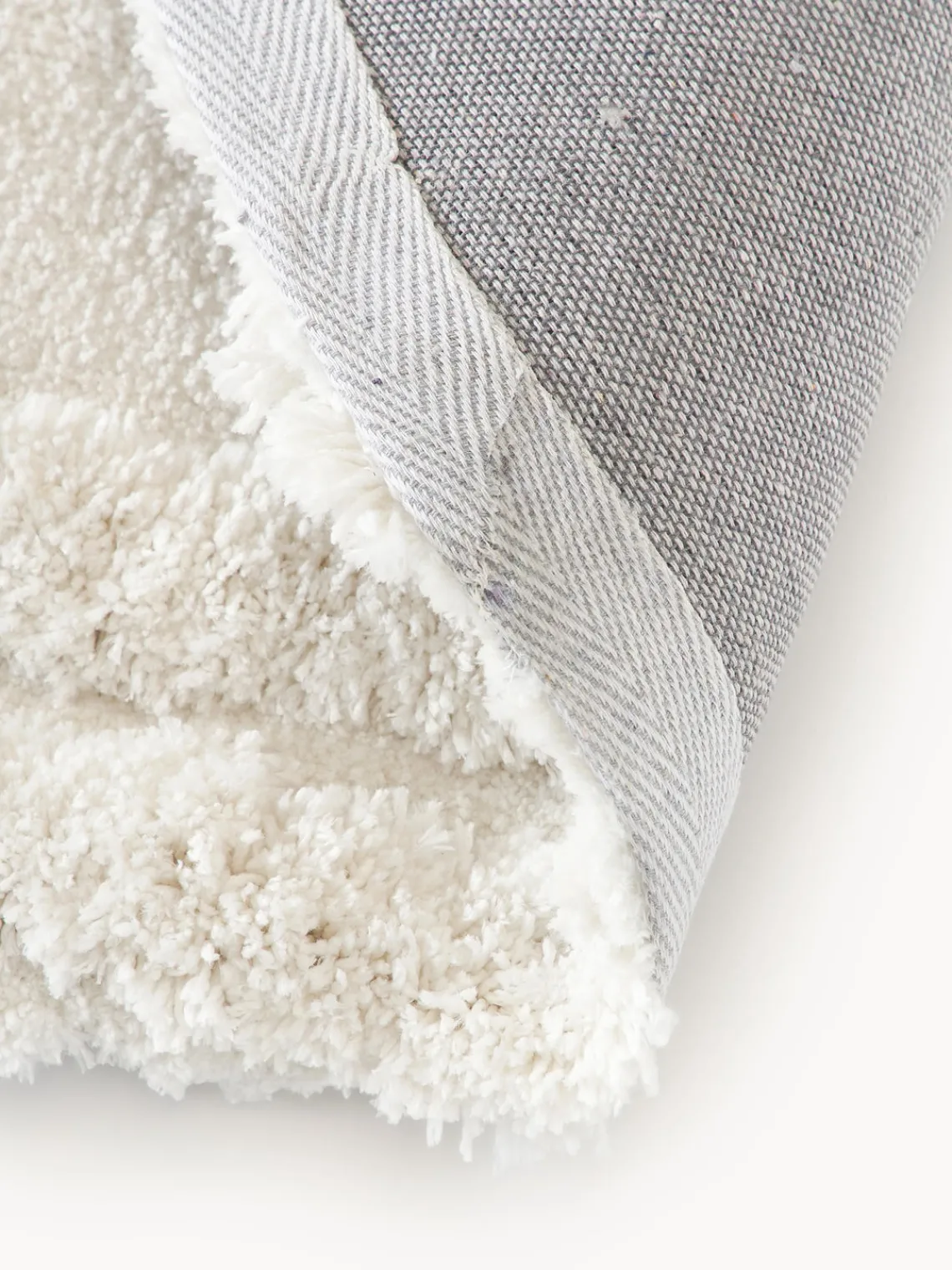 Alfombra redonda de pelo largo texturizada Magda Redonda|Alfombras Rectangulares