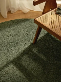 Outlet Alfombra redonda de pelo largo Leighton Redonda|Alfombras Rectangulares