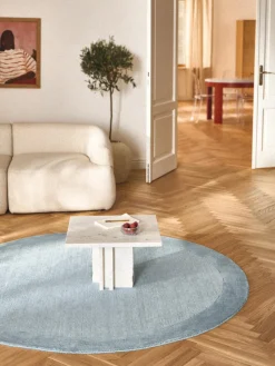 Best Alfombra redonda de pelo corto Kari Redonda|Alfombras Rectangulares