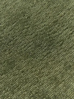 Redonda|Alfombras Rectangulares></noscript>Westwing Collection Alfombra redonda de pelo corto Kari Verde oscuro