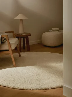 New Alfombra redonda de pelo largo Leighton Redonda|Alfombras Rectangulares