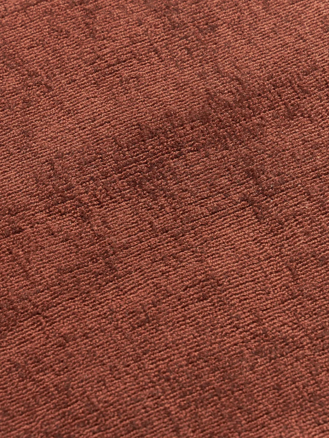 Redonda|Alfombras Rectangulares>Westwing Collection Alfombra redonda de pelo corto Kari Rojo óxido