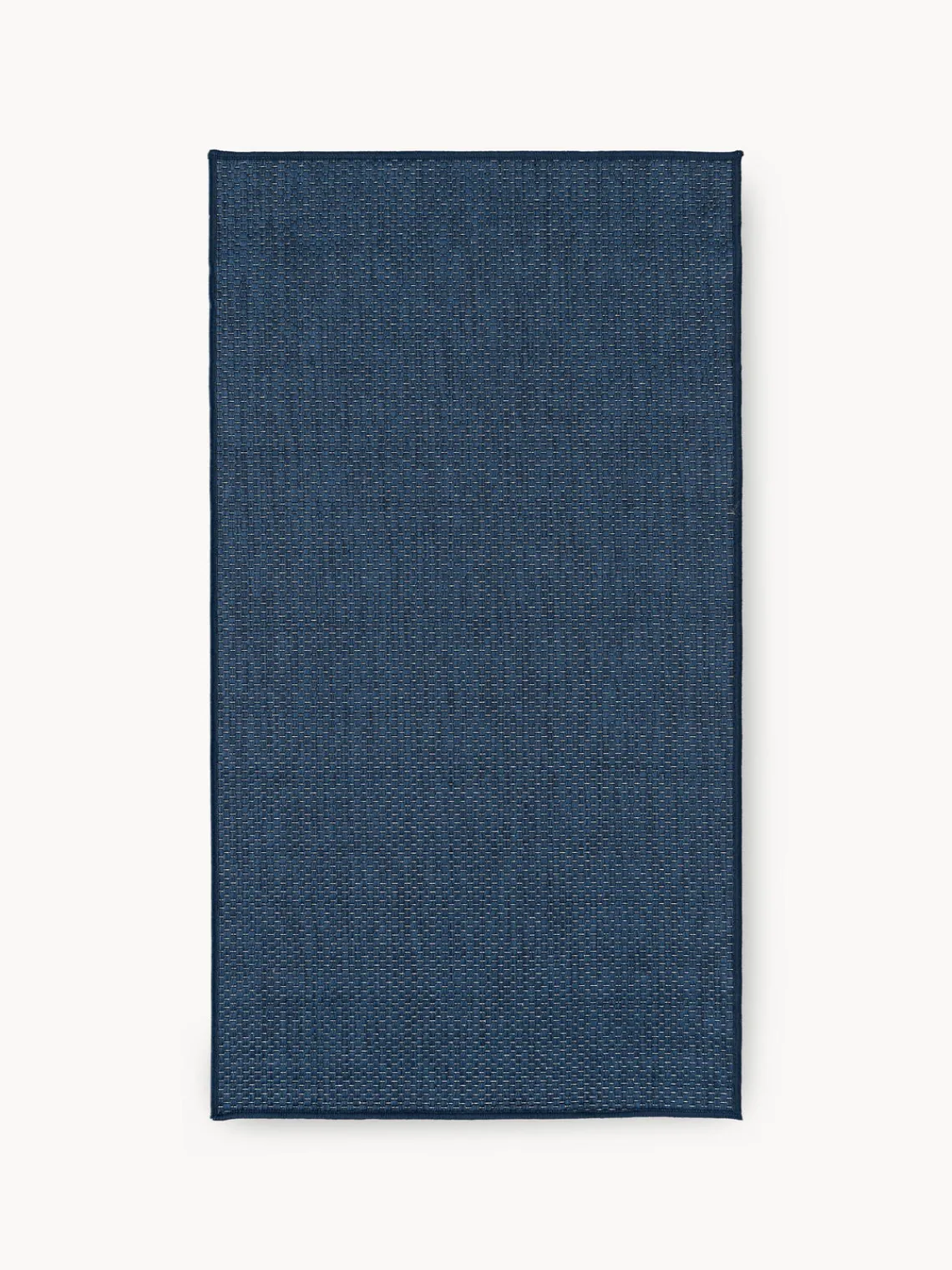 Alfombras De Exterior|Alfombras De Exterior>Westwing Collection Alfombra reversible para interior y exterior Whitby Azul oscuro, blanco Off White