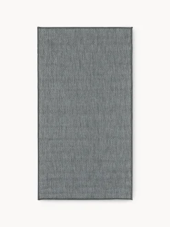 Alfombras De Exterior|Alfombras De Exterior>Westwing Collection Alfombra reversible para interior y exterior Whitby Gris oscuro, blanco Off White