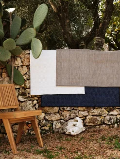 Alfombras De Exterior|Alfombras De Exterior>Westwing Collection Alfombra reversible para interior y exterior Whitby Blanco Off White, taupe