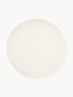 Alfombras De Exterior|Alfombras De Exterior>Westwing Collection Alfombra reversible redonda para interior y exterior Whitby Blanco Off White, taupe