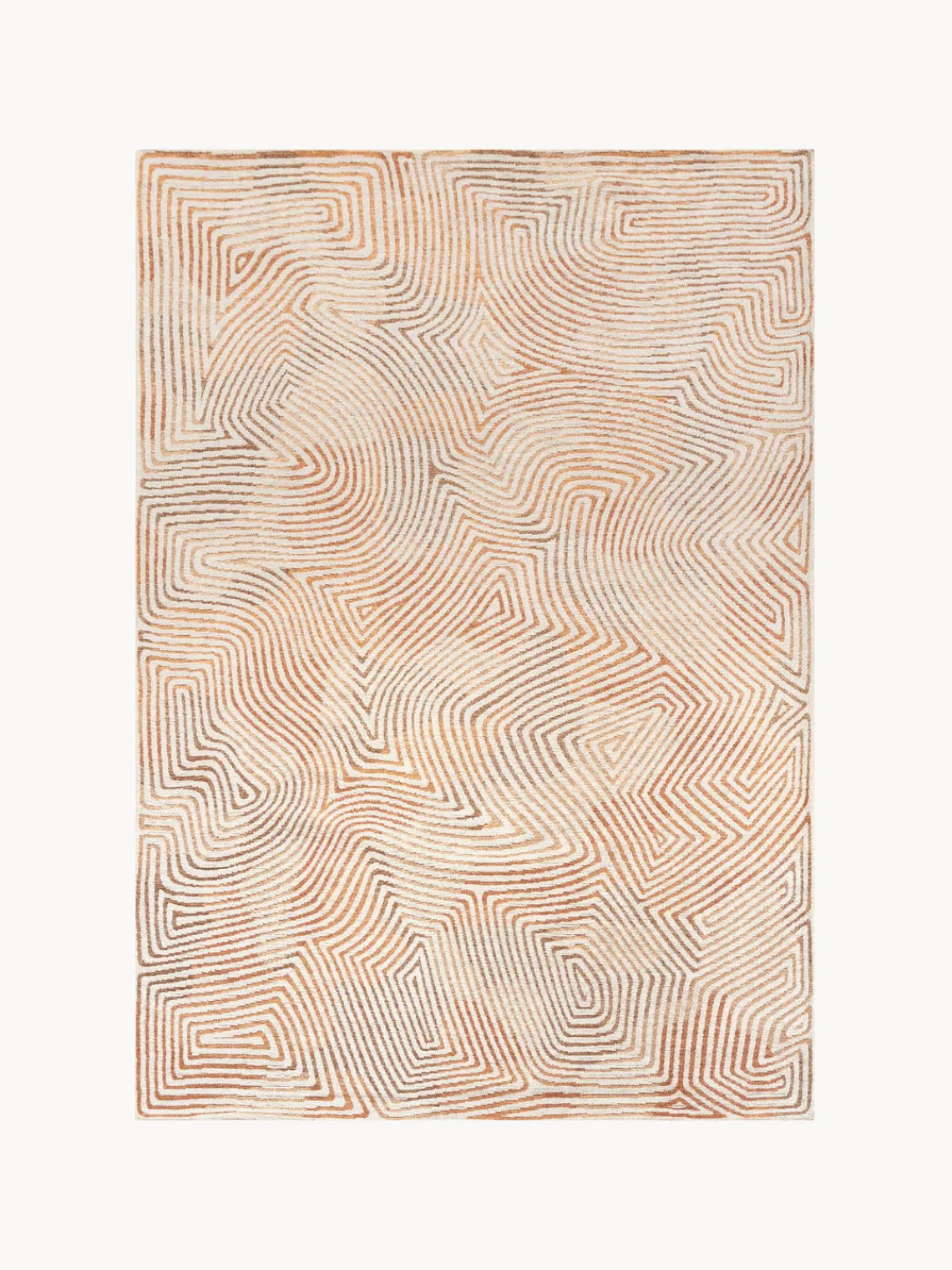 Alfombra tejida Jacquard Coral Rectangular|Alfombras Rectangulares
