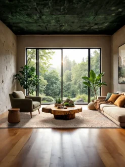 Alfombra tejida Jacquard Coral Rectangular|Alfombras Rectangulares