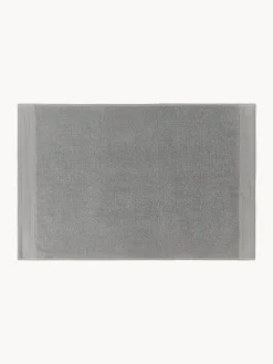 Alfombras De Baño|Mantas>Westwing Collection Alfombrilla de baño antideslizante de algodón ecológico Premium Gris oscuro