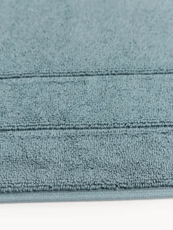 Alfombras De Baño|Mantas></noscript>Westwing Collection Alfombrilla de baño antideslizante de algodón ecológico Premium Azul petróleo