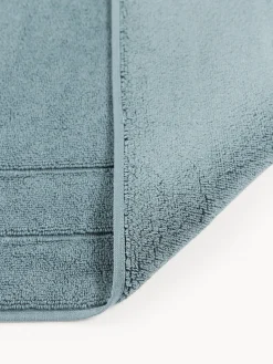 Alfombras De Baño|Mantas></noscript>Westwing Collection Alfombrilla de baño antideslizante de algodón ecológico Premium Azul petróleo