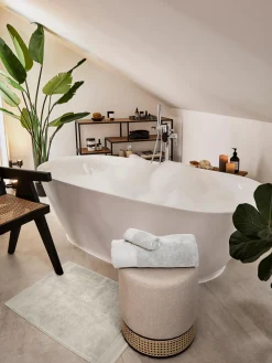 Outlet Alfombrilla de baño antideslizante de algodón ecológico Premium Alfombras De Baño|Mantas