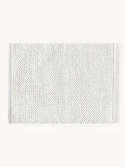 Alfombras De Baño|Mantas>Westwing Collection Alfombrilla de baño antideslizante Lilith Blanco