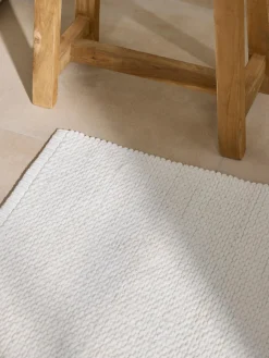 Alfombras De Baño|Mantas></noscript>Westwing Collection Alfombrilla de baño antideslizante Lilith Blanco