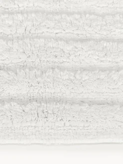 Alfombras De Baño|Mantas>Westwing Collection Alfombrilla de baño antideslizante con relieve Tianna Blanco Off White