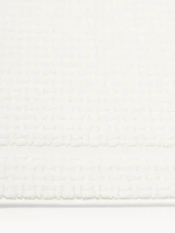 Alfombras De Baño|Mantas>Westwing Collection Alfombrilla de baño antideslizante Niam Blanco crema