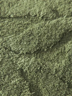 Alfombras De Baño|Mantas></noscript>Westwing Collection Alfombrilla de baño antideslizante con diseño en relieve Leaf Verde oscuro