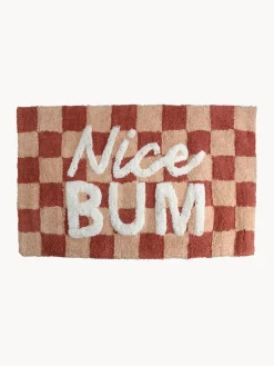 Alfombras De Baño|Mantas>HD Collection Alfombrilla de baño artesanal de algodón Nice Bum