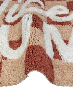 Alfombras De Baño|Mantas>HD Collection Alfombrilla de baño artesanal de algodón Nice Bum