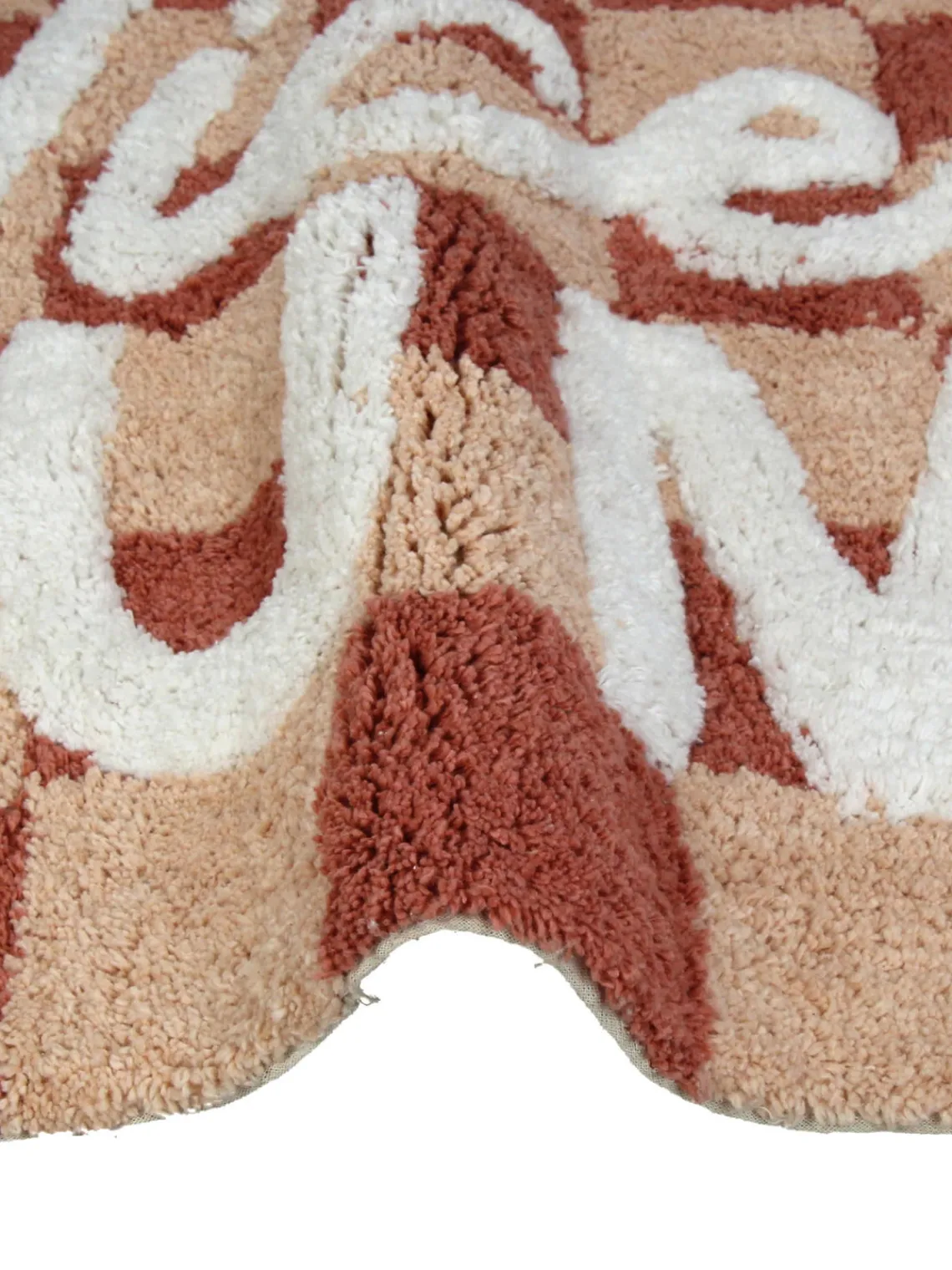 Alfombras De Baño|Mantas>HD Collection Alfombrilla de baño artesanal de algodón Nice Bum