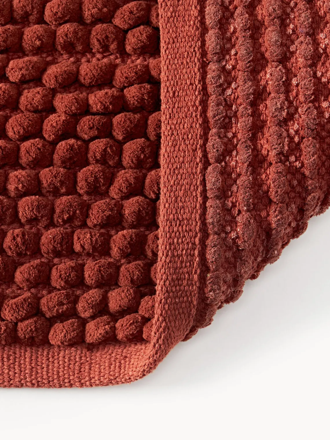 Alfombras De Baño|Mantas>Westwing Collection Alfombrilla de baño Brady Rojo óxido