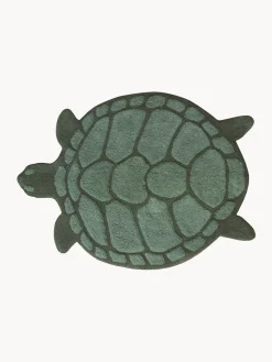 New Alfombrilla de baño de algodón orgánico en forma de tortuga Lazy Alfombras De Baño|Mantas