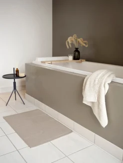 Alfombras De Baño|Mantas>Zone Denmark Alfombrilla de baño de algodón Classic Beige