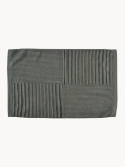 Alfombras De Baño|Mantas>Zone Denmark Alfombrilla de baño de algodón Classic Verde oscuro