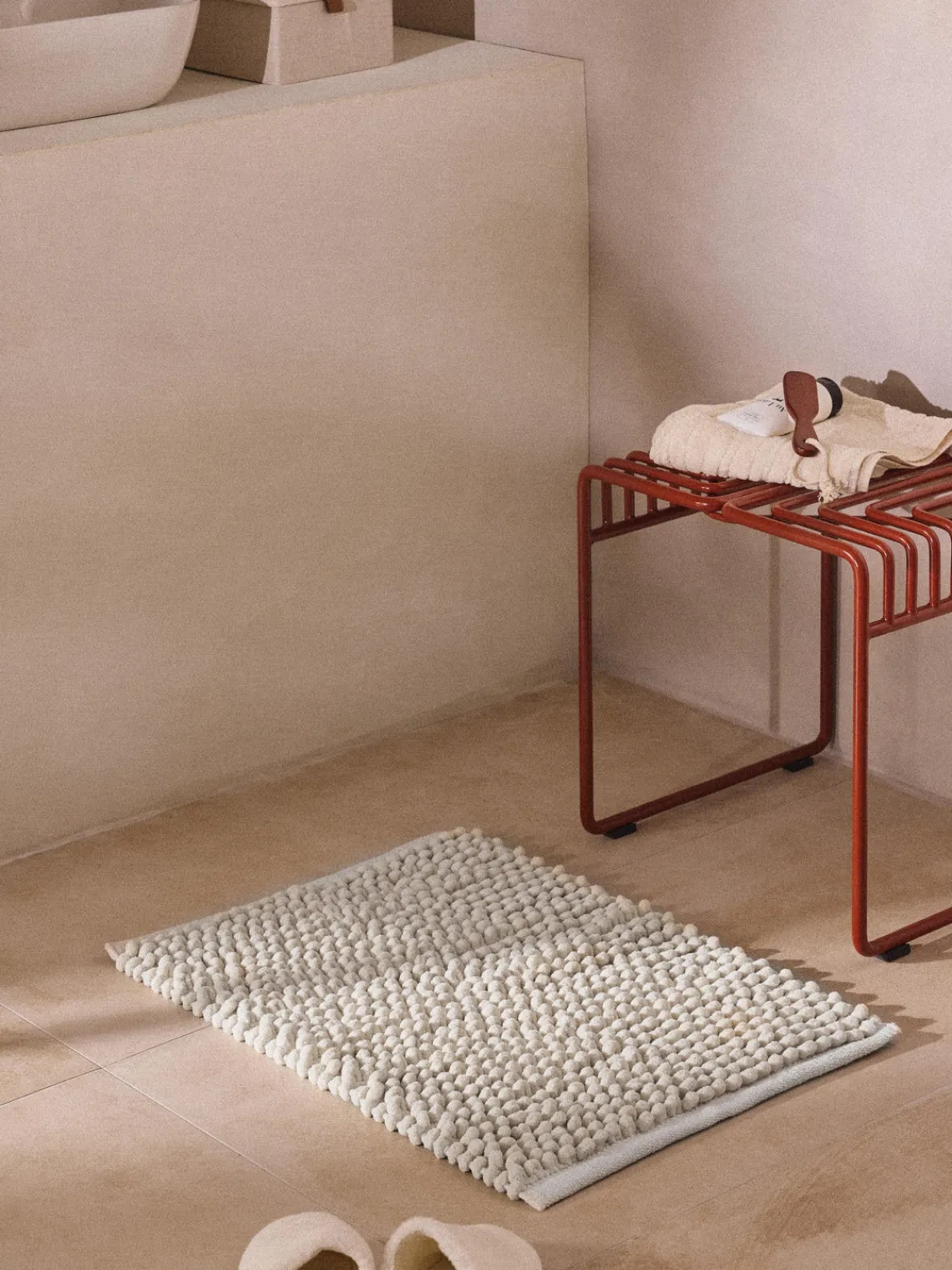 Outlet Alfombrilla de baño de diseño de bucle Brady Mantas|Alfombras De Baño