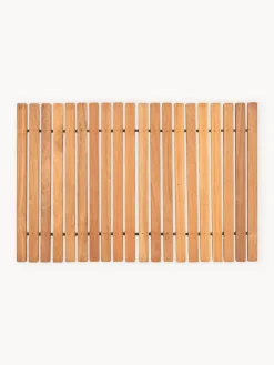 Clearance Alfombrilla de baño de madera de teca Anna Alfombras De Baño|Mantas