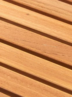 Clearance Alfombrilla de baño de madera de teca Anna Alfombras De Baño|Mantas