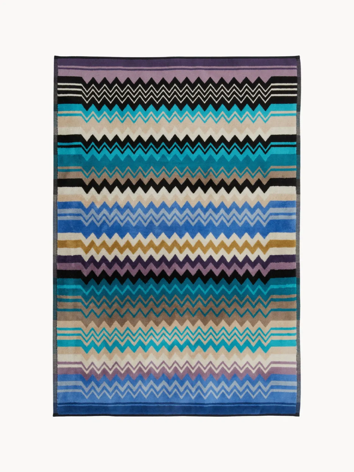 Alfombras De Baño|Mantas>Missoni Alfombrilla de baño Giacomo Multicolor, tonos beige, turquesa y azules