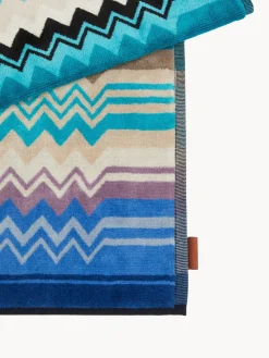 Alfombras De Baño|Mantas>Missoni Alfombrilla de baño Giacomo Multicolor, tonos beige, turquesa y azules