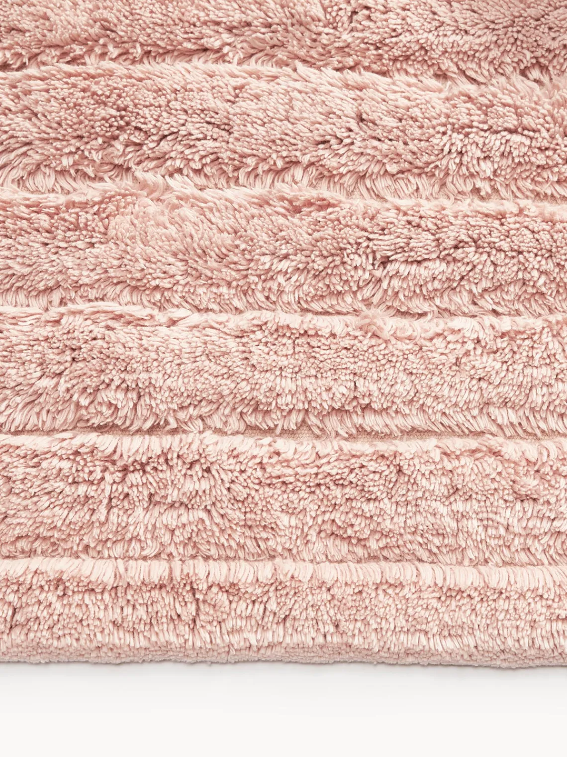 Alfombras De Baño|Mantas>Westwing Collection Alfombrilla de baño mullida Bailey Rosa claro