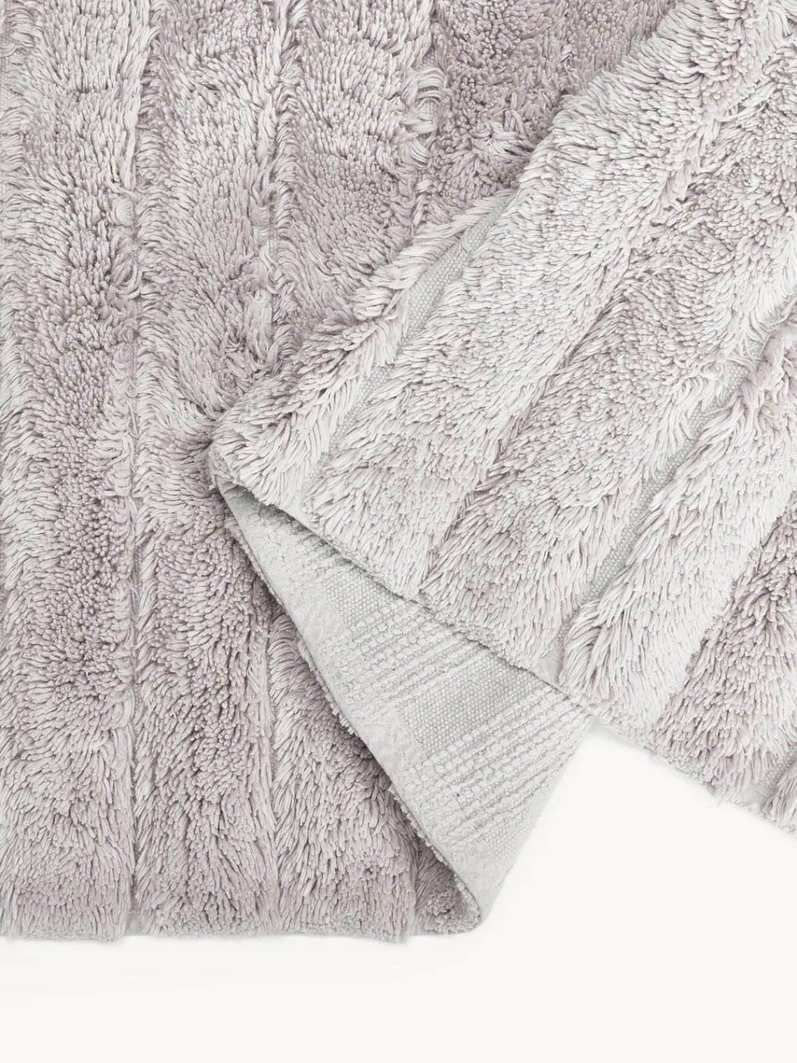 Alfombras De Baño|Mantas>Westwing Collection Alfombrilla de baño mullida Bailey Gris claro