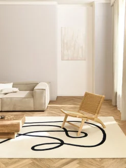 Rectangular|Alfombras Rectangulares>Westwing Collection Alfrombra artesanal de lana Line