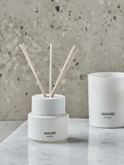 Ambientadores|Jarrones>Meraki Ambientador Fresh Linen (jazmín & romero) Botella: blancoPalillos: beige