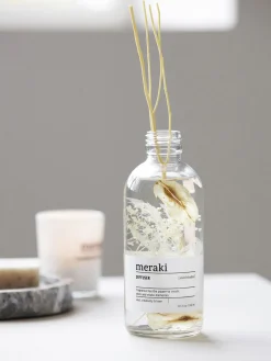Ambientadores|Jarrones>Meraki Ambientador Vivid Shades (hierbas) Botella: transparente, blancoPalillos: beige