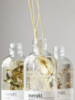 Ambientadores|Jarrones></noscript>Meraki Ambientador Vivid Shades (hierbas) Botella: transparente, blancoPalillos: beige