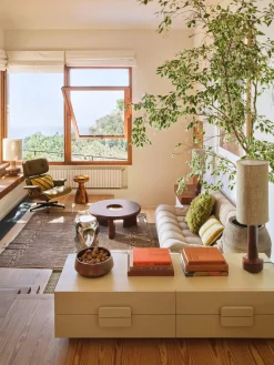 Muebles De Tv|Muebles De Tv>HKLIVING Aparador artesanal de madera de sungkai Spacious