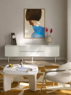 Muebles De Tv|Muebles De Tv>Westwing Collection Aparador de madera Elona Blanco mate