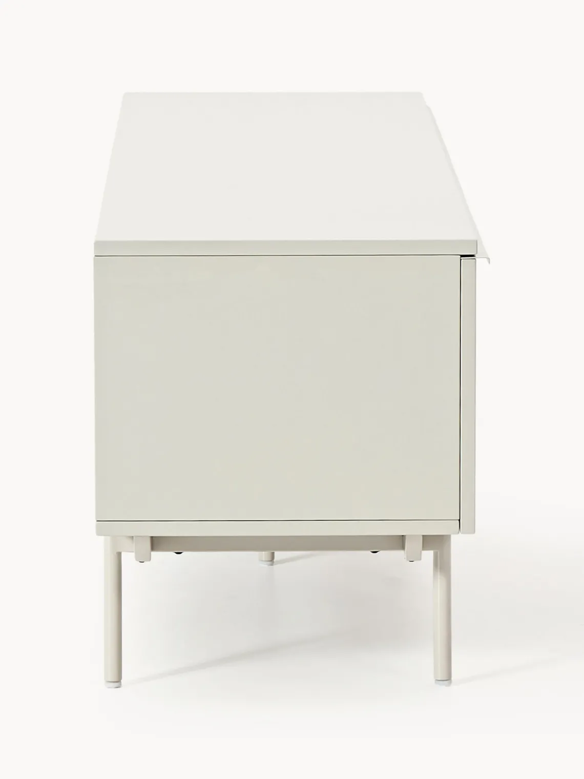 Muebles De Tv|Muebles De Tv>Westwing Collection Aparador de madera Elona Beige claro brillante