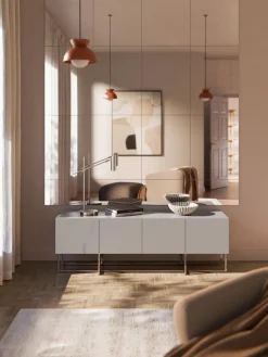 Muebles De Tv|Muebles De Tv>Westwing Collection Aparador de madera Joe Taupe, plateado