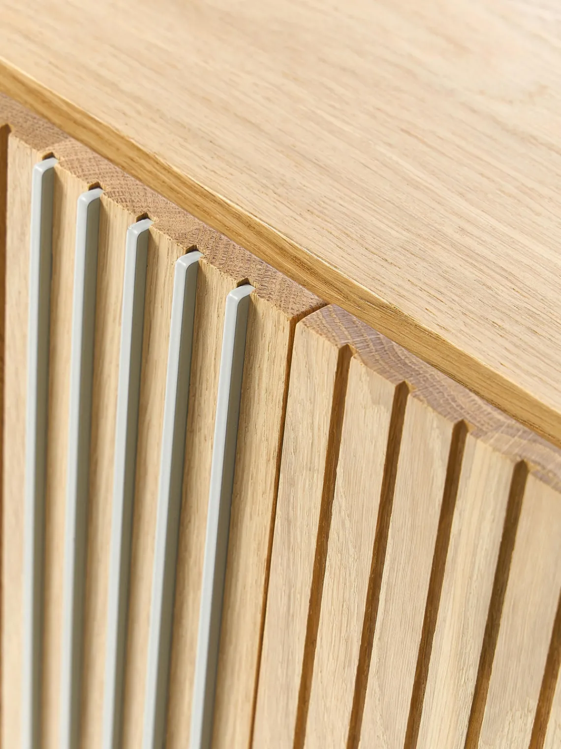 Muebles De Tv|Muebles De Tv>Westwing Collection Aparador de madera Ross Madera de roble lacado en claro