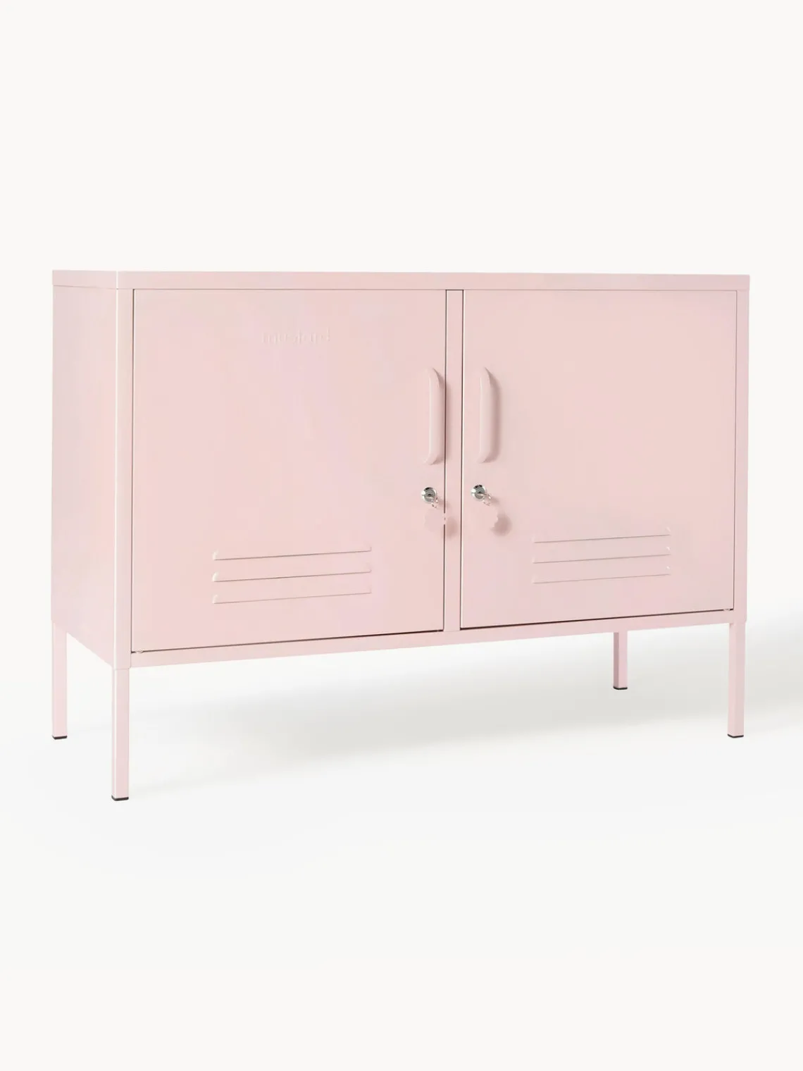 Armarios Infantiles|Aparadores>Mustard Made Aparador de metal The Lowdown Rosa claro