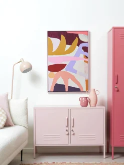 Armarios Infantiles|Aparadores>Mustard Made Aparador de metal The Lowdown Rosa claro