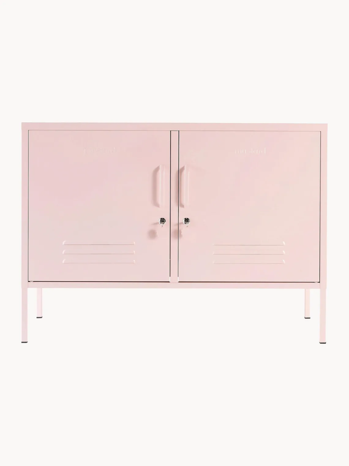 Armarios Infantiles|Aparadores>Mustard Made Aparador de metal The Lowdown Rosa claro