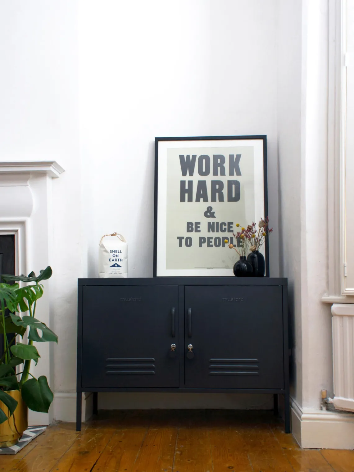 Armarios Infantiles|Aparadores>Mustard Made Aparador de metal The Lowdown Gris antracita